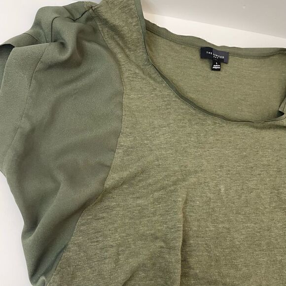 Linen| The Limited| Large| Olive Army Green| lightweight| basic - Picture 6 of 10